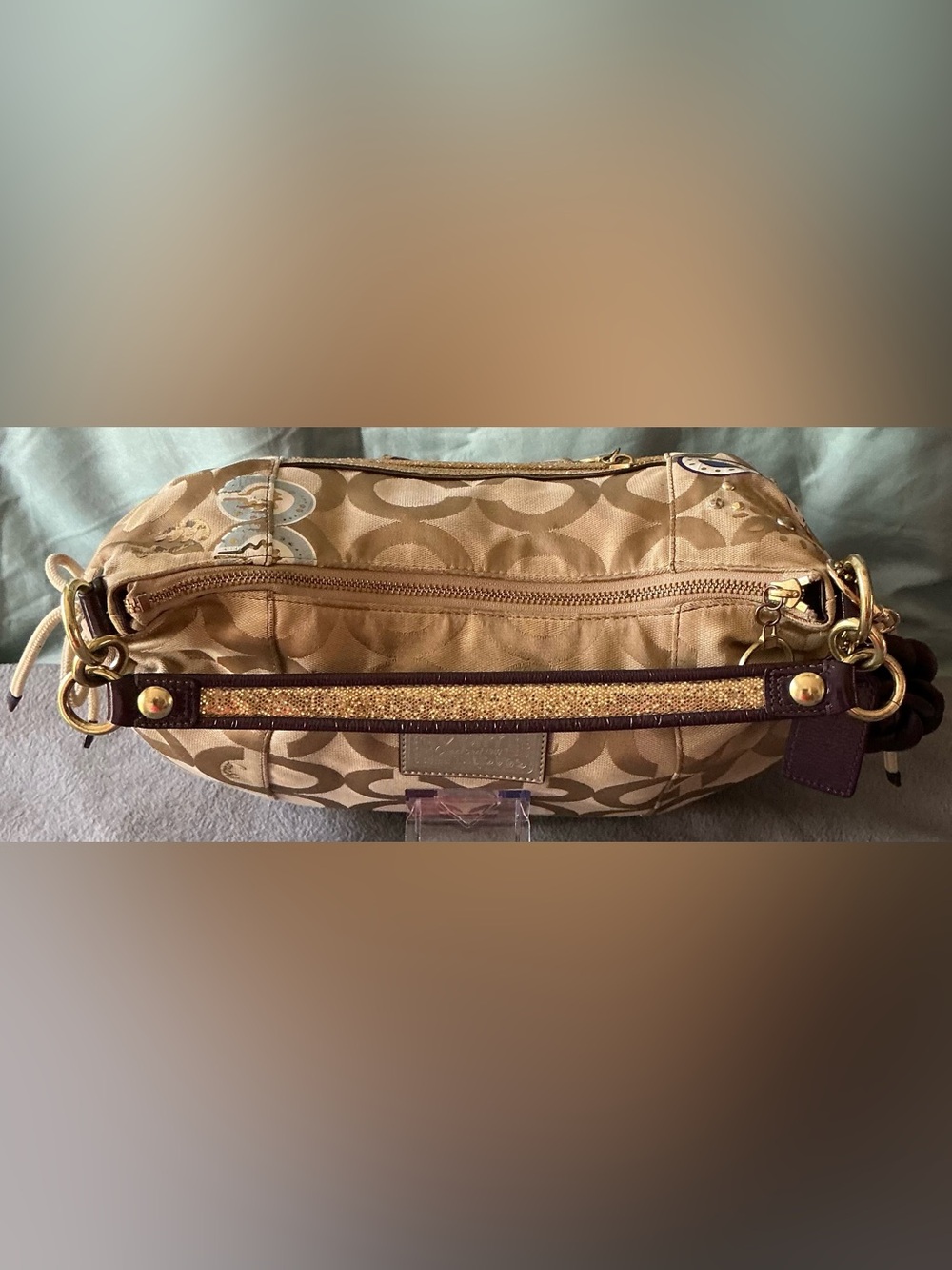 Coach Signature Poppy Jazzy Hobo Bag - Picture 7 of 15